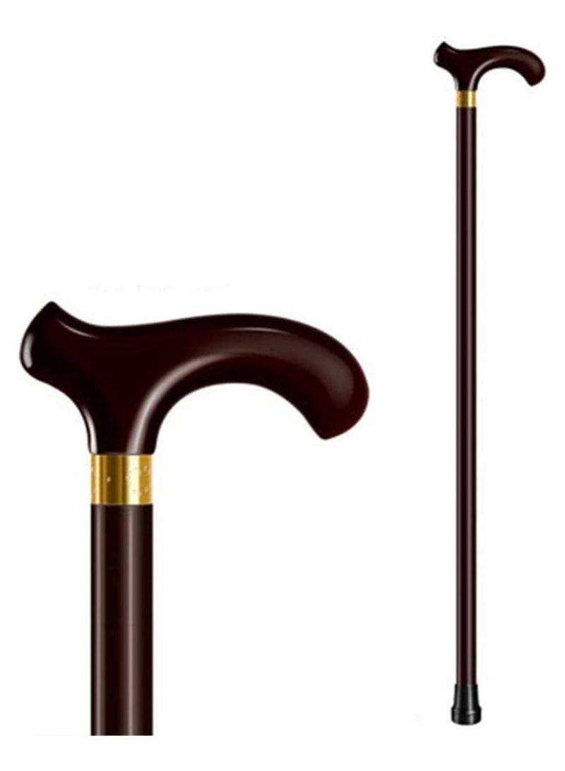 Apustim Handcrafted Wooden Walking Stick，Unisex Design，Gentleman's Cane，Ergonomically Designed Senior Walking Stick, Natural Solid Wood Luxury Cane，Perfect Gift - Image 1
